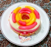 کرم ژله دوطبقه