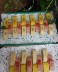 رولت کرپ رنگی