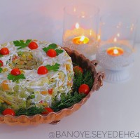 سالاد ماکارونی قالبی