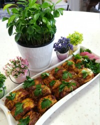 این هم دلمه کلم ناهار امروز