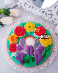 ژله گلدار