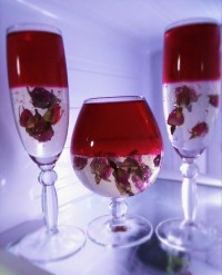 ژله حباب دار.