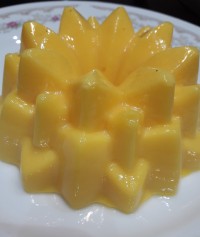 اولین کرم زعفرانی خوشمزه من