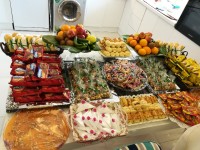 این هم میز مولودی امروز خونه داداشم