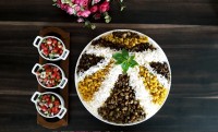 بادمجان پلو