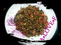 خوراک قارچ و گوشت