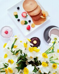 پن کیک صبحانه