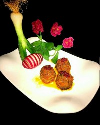 کله گنجشکی. (کوفته قلقلی)