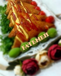 سمبوسه با نون محلی