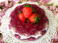 ژله تخم شربتی و ژله بستنی