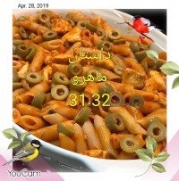 پاستای لیمویی با مرغ