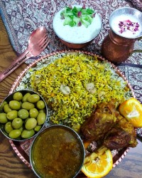 باقالی پلو با ماهیچه