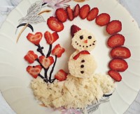 مینی ساندویچ مرغ و مایونز