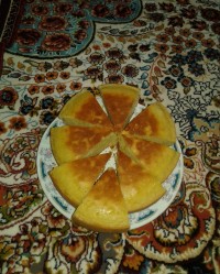 کیک خونگی عصرانه برای اقامون ...