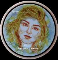 نقاشی با سس قرمز تزیین ماکارونی