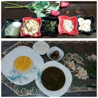 کنگرماست در کنار قورمه سبزی