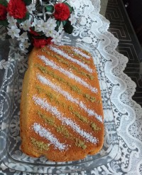 کیک تخته ای نارگیلی