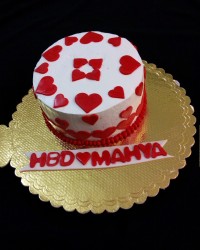 کیک شیفون سفارشی دوست عزیزم