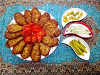 کتلت گوشت و سیب زمینی