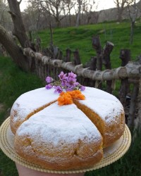 کیک هویج و گردو بدون فر