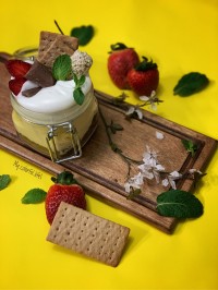 دسر شکلاتی کاراملی