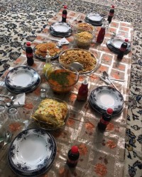 سفره پاگشایی دخترخالم.....