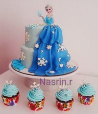 کیک فوندانت تم السا