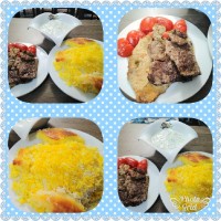 اولین سحری، استیک گوشت و استیک مرغ