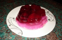 ژله و ژله بستنی آلبالو