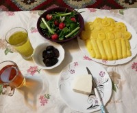 دسر مشکوفی برای افطار