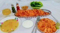 سفره افطاری شب سوم ماه رمضان