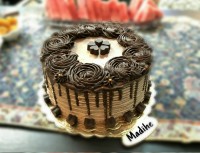 کیک شیفون کاکائویی سالگرد عروسیم♡_♡