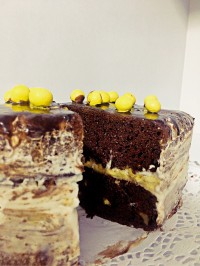 کیک شکلاتی طبقاتی