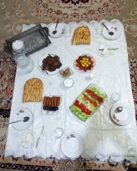 سفره ی افطاری