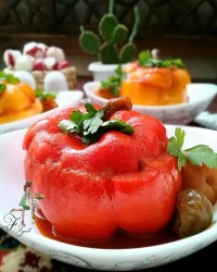 دلمه فلفل دلمه ای