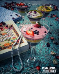 فرنی چهار رنگ