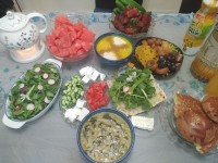 میز افطاری