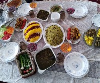 سلام دوستان گلم نماز روزه هاتون قبول باشه اینم سفره مهمونی من قبل از ماه رمضان