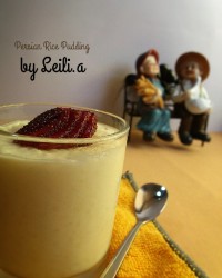 شیر برنج با خامه