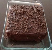 اینم ازکیک یخچالی شکلاتی من ??