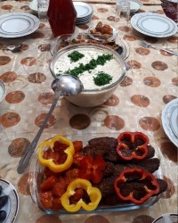 افطاری خونه مامانم...سوپ شیر،کتلت،یتیمچه....