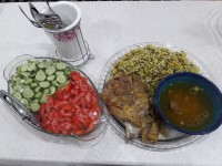 سبزی پلو با مفطح خوشمزه