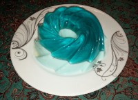 ژله و ژله بستنی بلوبری