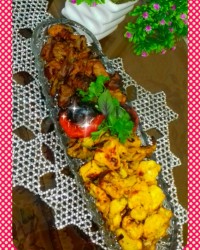 کباب جوجه و چنجه (فاطمه بانو)