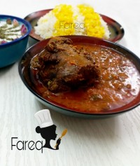 خورش گردن شترمرغ