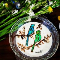 نقاشی روی فرنی