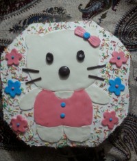 کیک تولد دخترگلم