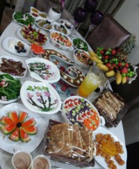 افطاری خونه داداشم