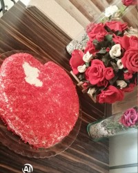 اینم ازکیک مخملی من