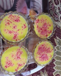 کاستر و ژله و کاستر با بیسکویت پینی پور